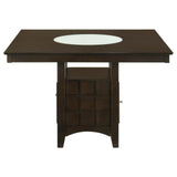 Gabriel Cappuccino 7-Piece Square Counter Height Dining Set by Coaster at Eve Furniture