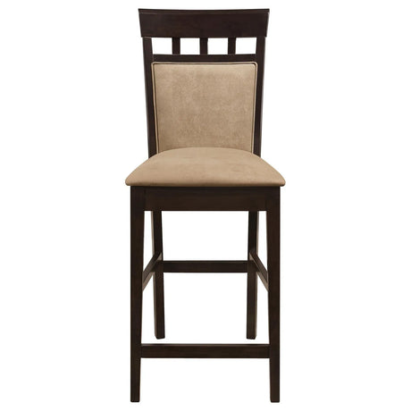 Gabriel Cappuccino 7-Piece Square Counter Height Dining Set by Coaster at Eve Furniture