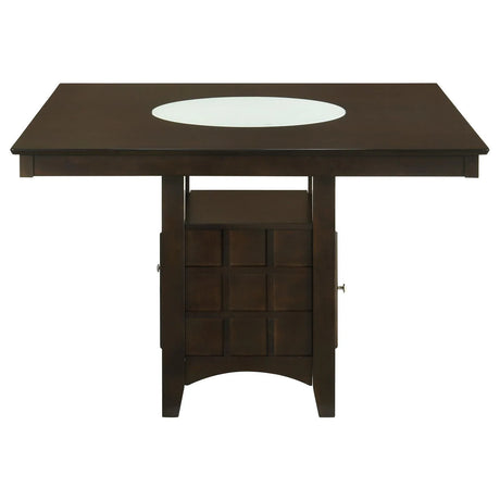 Gabriel Cappuccino 9-Piece Square Counter Height Dining Set by Coaster at Eve Furniture