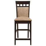 Gabriel Cappuccino and Tan Square Counter Height Dining Set by Coaster at Eve Furniture
