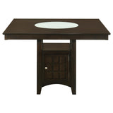 Gabriel Cappuccino and Tan Square Counter Height Dining Set by Coaster at Eve Furniture