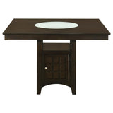 Gabriel Cappuccino and Tan Square Counter Height Dining Set by Coaster at Eve Furniture