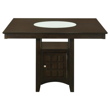Gabriel Cappuccino and Tan Square Counter Height Dining Set by Coaster at Eve Furniture