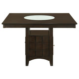 Gabriel Cappuccino and Tan Square Counter Height Dining Set by Coaster at Eve Furniture