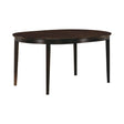 Gabriel Cappuccino Oval Dining Table by Coaster at Eve Furniture