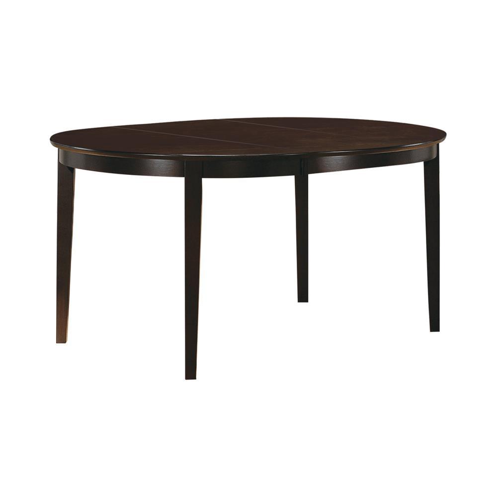 Gabriel Cappuccino Oval Dining Table by Coaster at Eve Furniture
