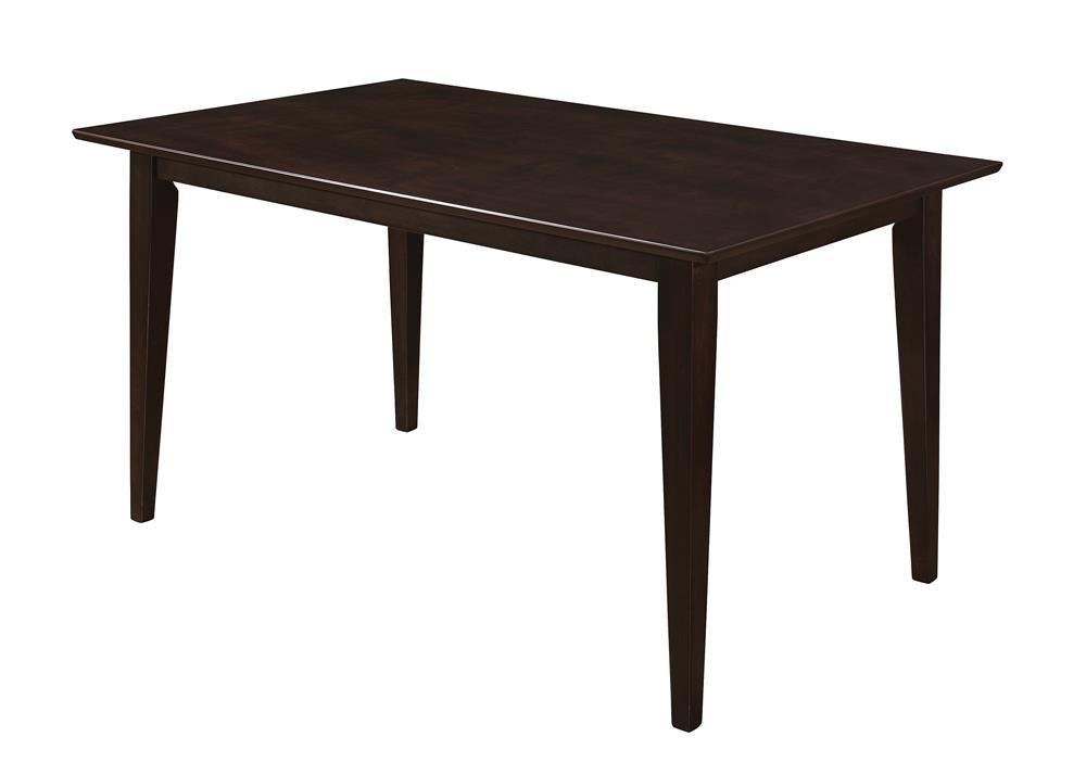 Gabriel Cappuccino Rectangular Dining Table by Coaster at Eve Furniture