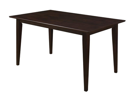 Gabriel Cappuccino Rectangular Dining Table by Coaster at Eve Furniture