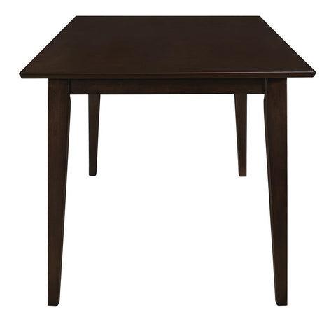 Gabriel Cappuccino Rectangular Dining Table by Coaster at Eve Furniture