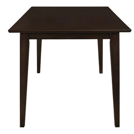 Gabriel Cappuccino Rectangular Dining Table by Coaster at Eve Furniture