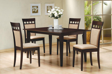 Gabriel Cappuccino Rectangular Dining Table by Coaster at Eve Furniture