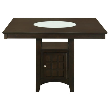 Gabriel Cappuccino Square Counter Height Dining Set by Coaster at Eve Furniture