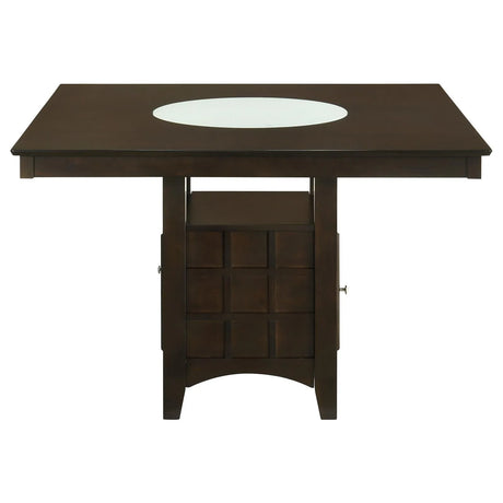 Gabriel Cappuccino Square Counter Height Dining Set by Coaster at Eve Furniture