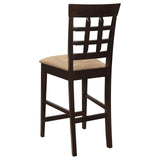 Gabriel Cappuccino Square Counter Height Dining Set by Coaster at Eve Furniture