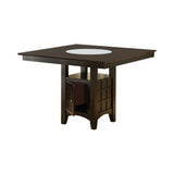 Gabriel Cappuccino Storage Counter Height Table by Coaster at Eve Furniture