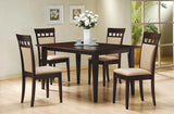 Gabriel Cappuccino/Tan Upholstered Side Chairs, Set of 2 by Coaster at Eve Furniture