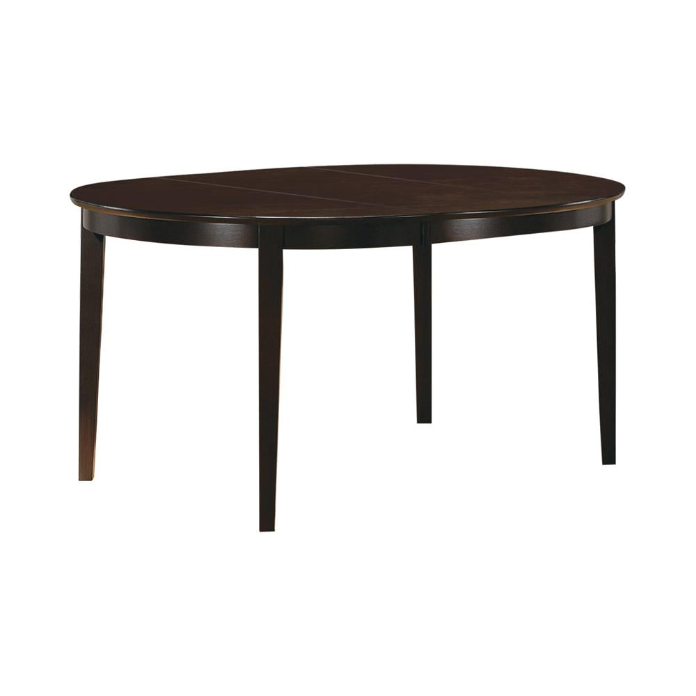 Gabriel Cappuccino Oval Dining Table