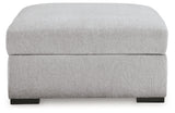 Gabyleigh Nickel Ottoman With Storage by Ashley at Eve Furniture