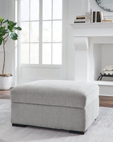Gabyleigh Nickel Ottoman With Storage by Ashley at Eve Furniture