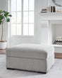 Gabyleigh Nickel Ottoman With Storage by Ashley at Eve Furniture