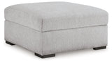 Gabyleigh Nickel Ottoman With Storage by Ashley at Eve Furniture