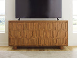 Gadburg Medium Brown Accent Cabinet