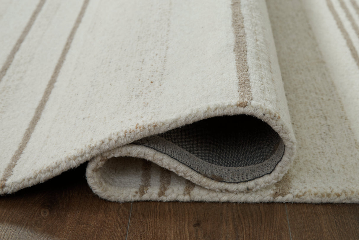 Gadence Ivory/Tan Large Rug by Ashley at Eve Furniture