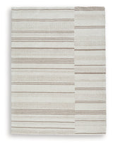 Gadence Ivory/Tan Medium Rug by Ashley at Eve Furniture