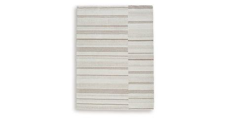 Gadence Ivory/Tan Medium Rug by Ashley at Eve Furniture