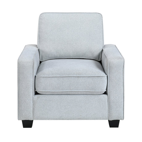 Gael Light Gray Living Room Set by Homelegance at Eve Furniture