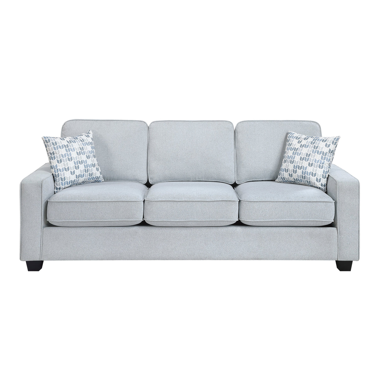 Gael Light Gray Living Room Set by Homelegance at Eve Furniture