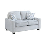 Gael Light Gray Living Room Set by Homelegance at Eve Furniture