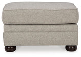 Gaelon Dune Ottoman by Ashley at Eve Furniture