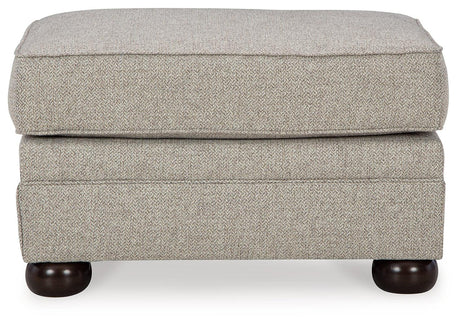 Gaelon Dune Ottoman by Ashley at Eve Furniture