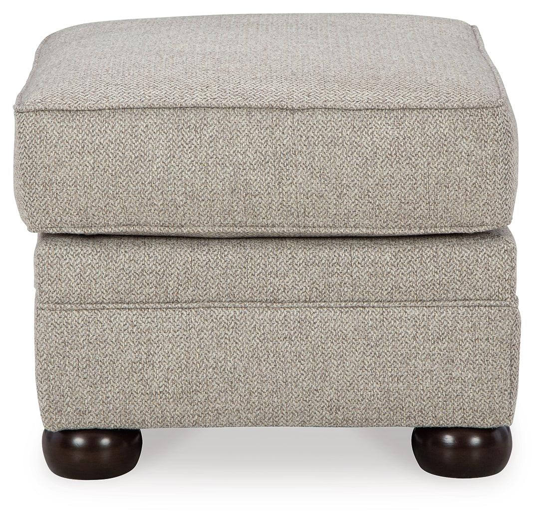 Gaelon Dune Ottoman by Ashley at Eve Furniture