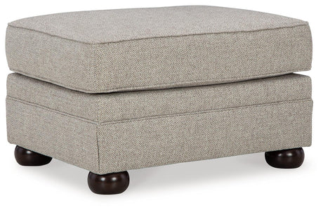 Gaelon Dune Ottoman by Ashley at Eve Furniture