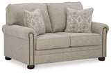 Gaelon Dune Loveseat by Ashley at Eve Furniture