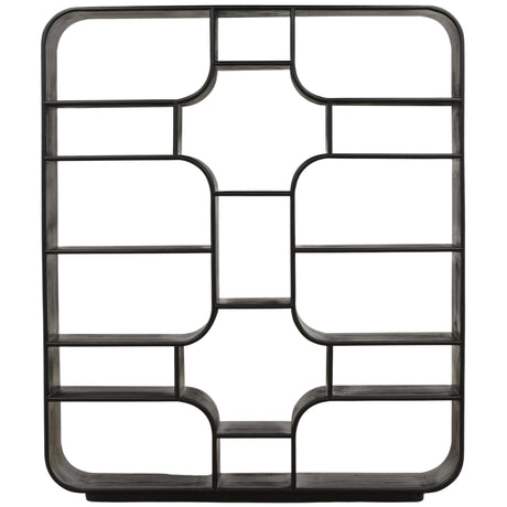Gaetan Bookcase, Black by Dovetail at Eve Furniture