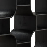 Gaetan Bookcase, Black by Dovetail at Eve Furniture