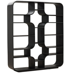 Gaetan Bookcase, Black by Dovetail at Eve Furniture