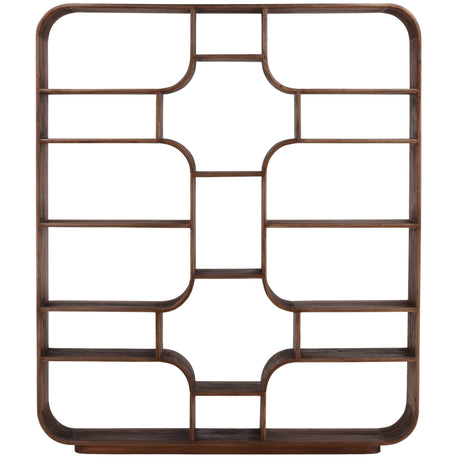 Gaetan Bookcase, Brown by Dovetail at Eve Furniture