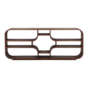 Gaetan Bookcase Brown by Dovetail at Eve Furniture