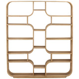 Gaetan Bookcase, Light Natural by Dovetail at Eve Furniture