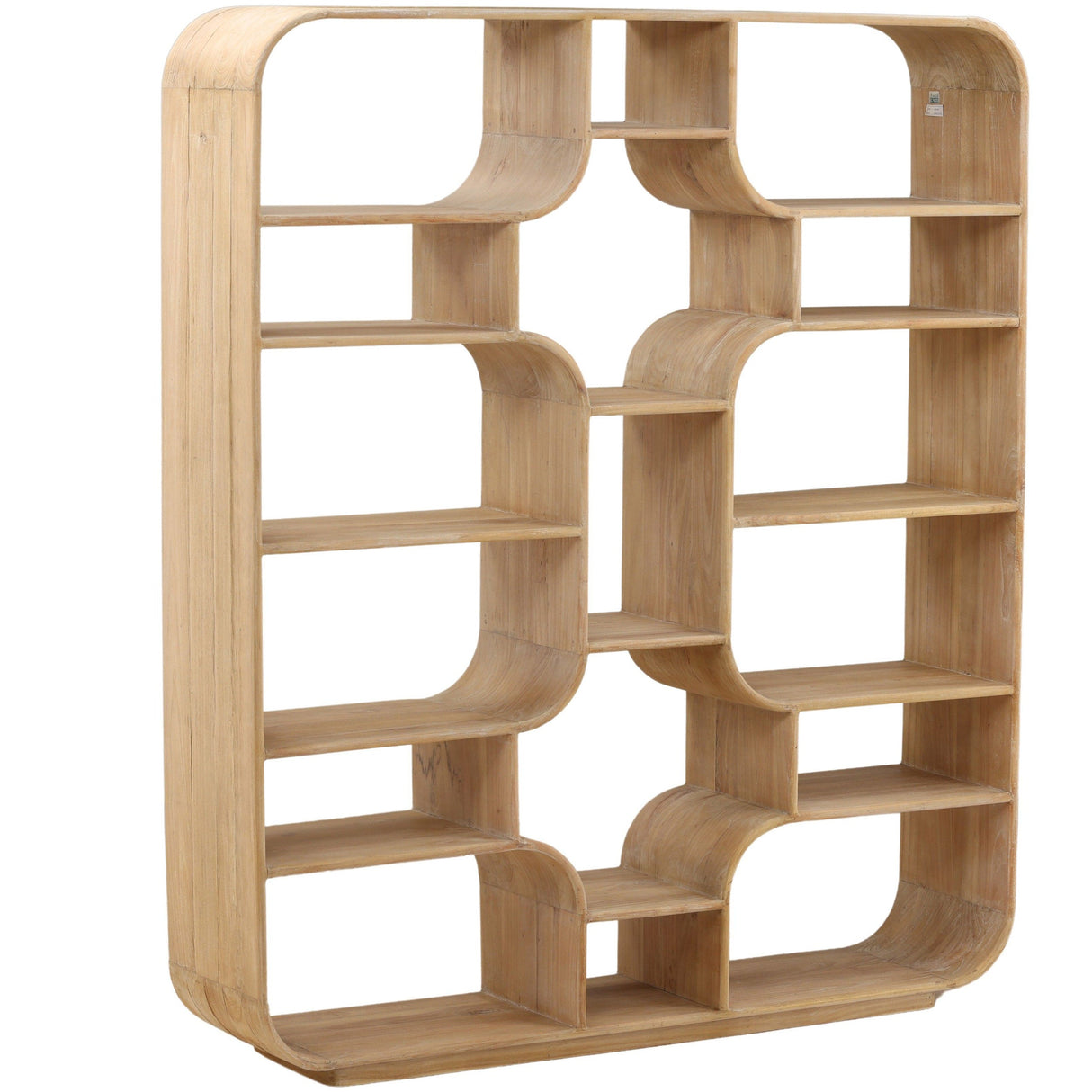 Gaetan Bookcase, Light Natural by Dovetail at Eve Furniture