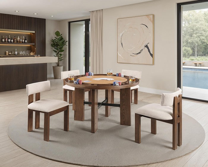 Gaetani Brown Side Chair Set of 2 by Furniture of America at Eve Furniture