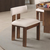 Gaetani Brown Side Chair Set of 2 by Furniture of America at Eve Furniture