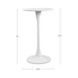 Gage White Outdoor Bar Table by Moe's Home at Eve Furniture