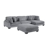 Gainesville Chocolate 2-Piece Double Reclining Set by Homelegance at Eve Furniture