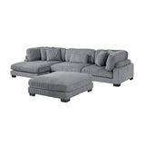 Gainesville Chocolate 2-Piece Double Reclining Set by Homelegance at Eve Furniture
