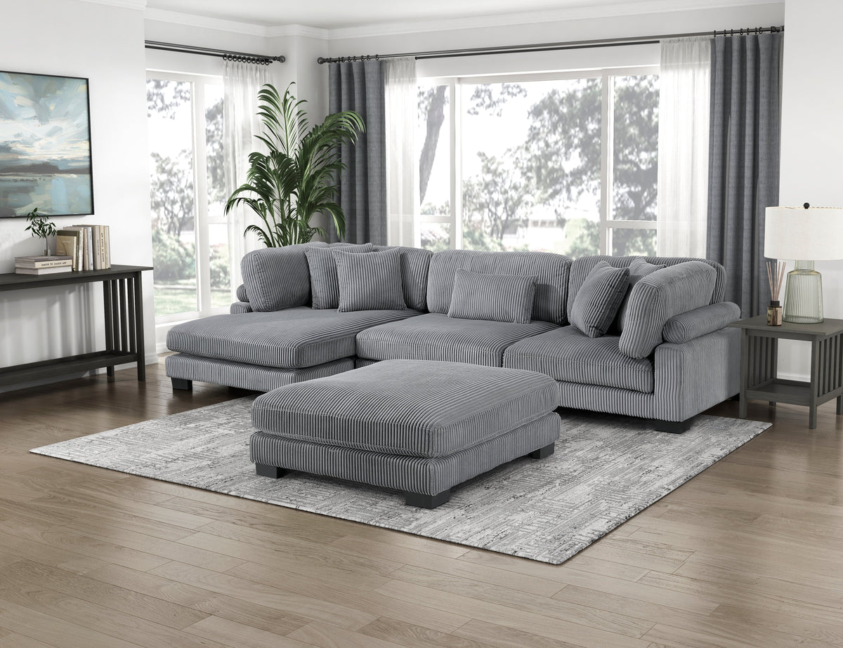 Gainesville Chocolate 2-Piece Double Reclining Set by Homelegance at Eve Furniture